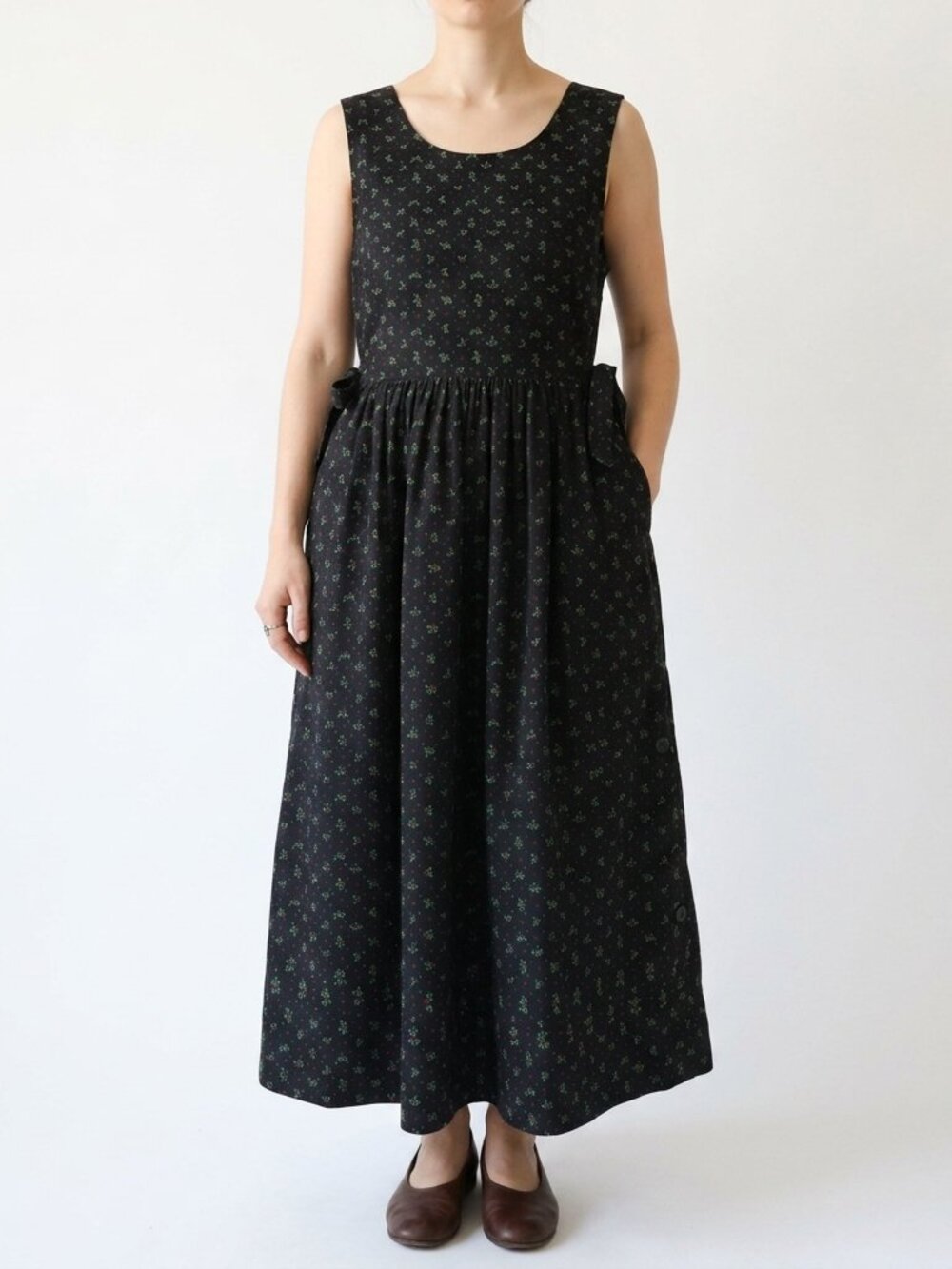 Vintage 90s Vera Bradley Pinafore Dress Holly Boho Cottagecore Floral USA Size S
